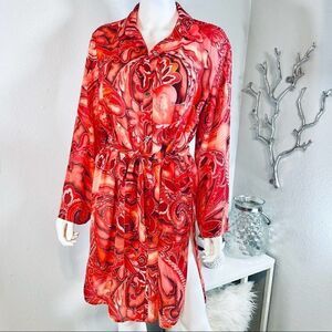 IOS Long Sleeve Shirt Dress